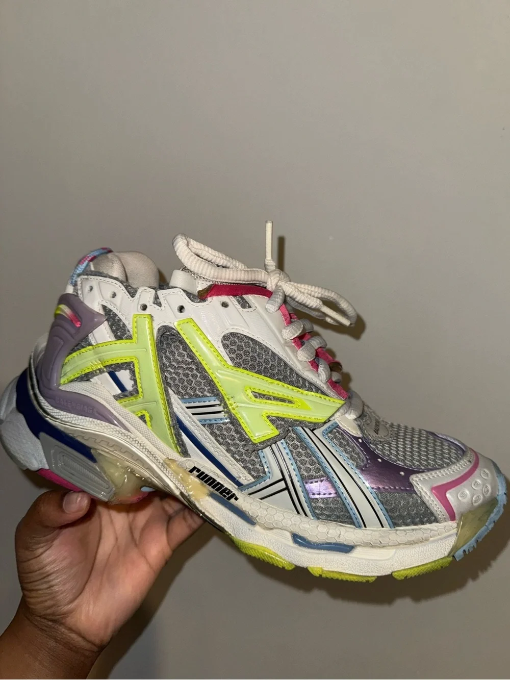 Balenciaga Mesh Panelled Sneakers